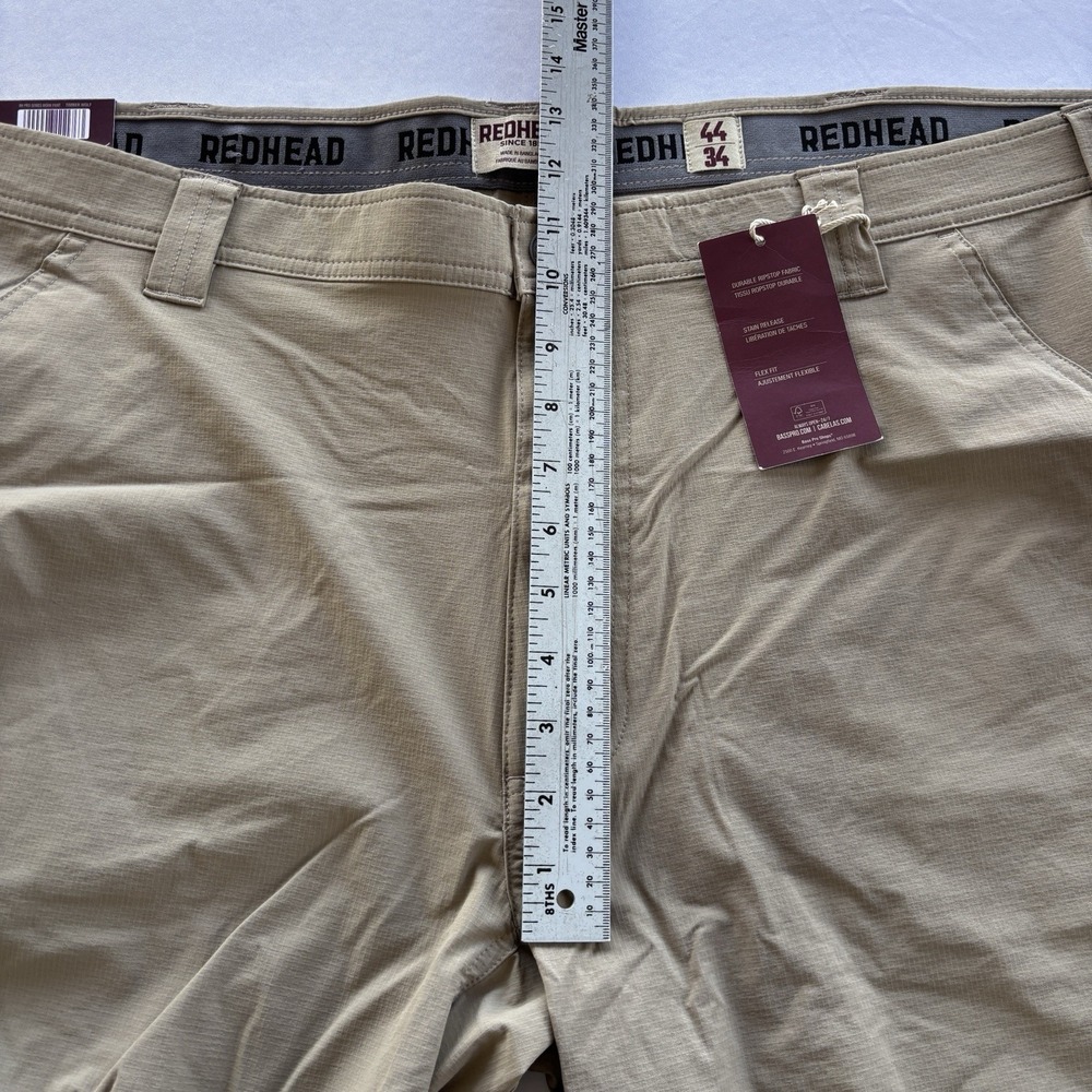 RedHead Ripstop Cargo Pants Mens 44x34 Khaki Flex Fit NWT - Picture 10 of 14